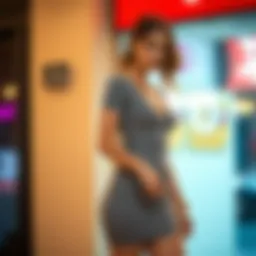 A stylish bodycon mini dress perfect for casual outings