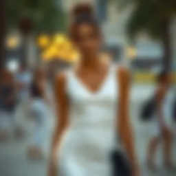 Historical evolution of the white sleeveless mini dress