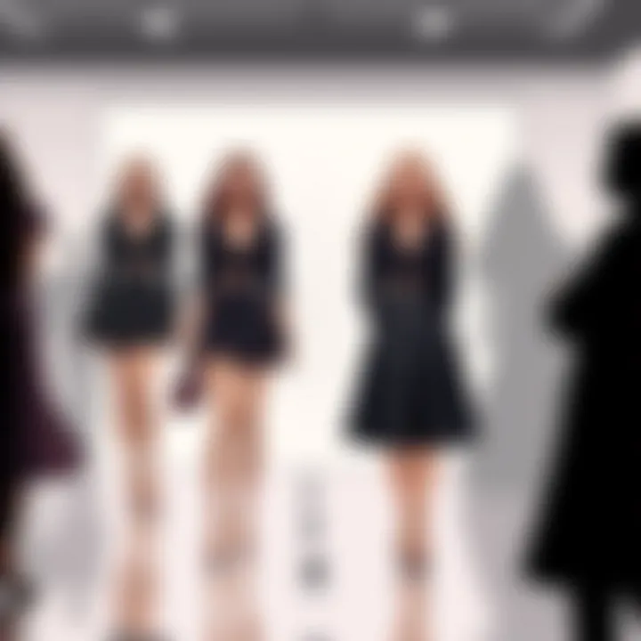 Silhouettes that Flatter Every Figure Different silhouettes of two piece outfits displayed
