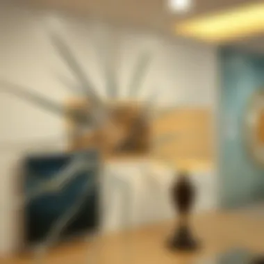 Close-up of the unbreakable mirror's resilient surface showcasing technology